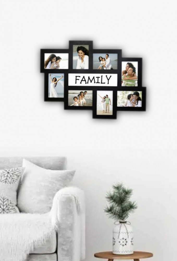 Wall collage photo frames