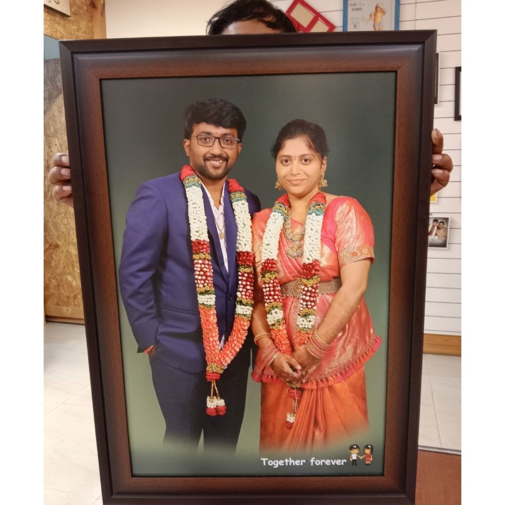 Oil painting photo frame 