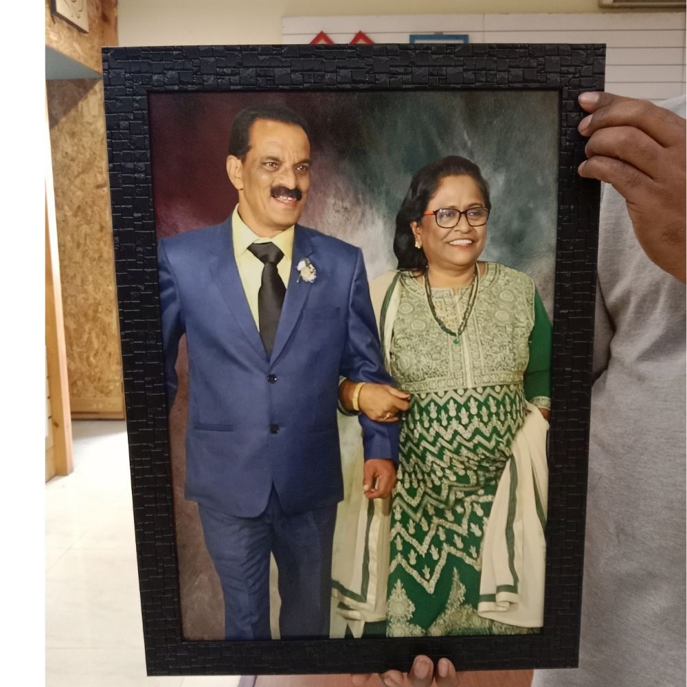 Digital Art photo frame for couples