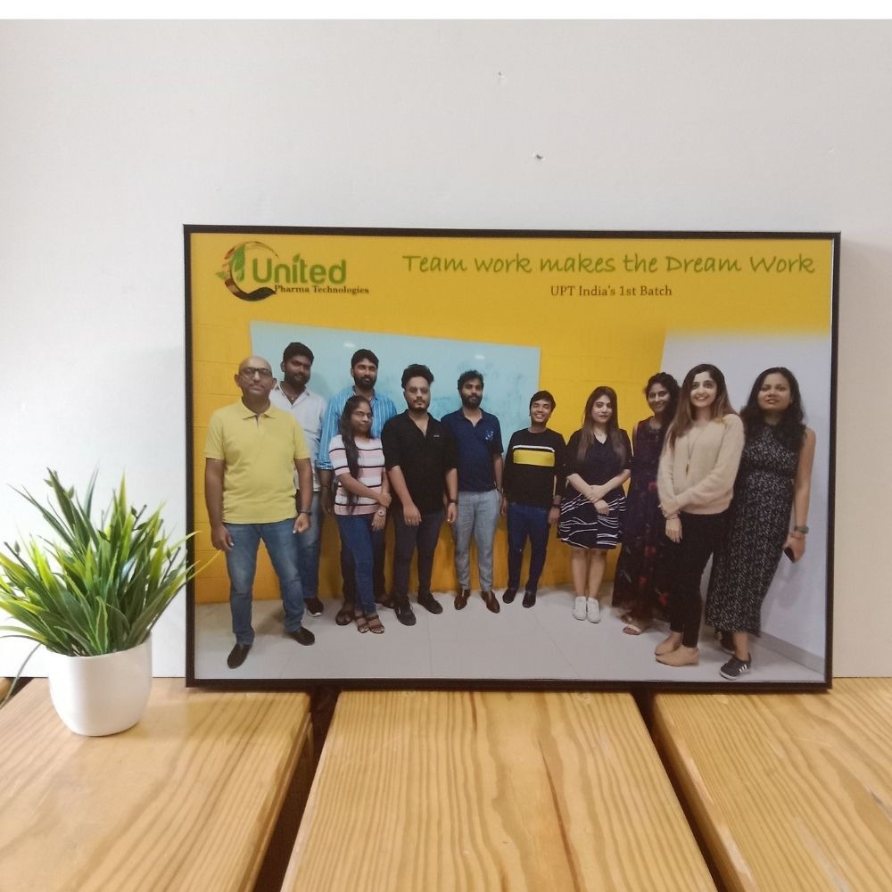 Team group desk photo frame