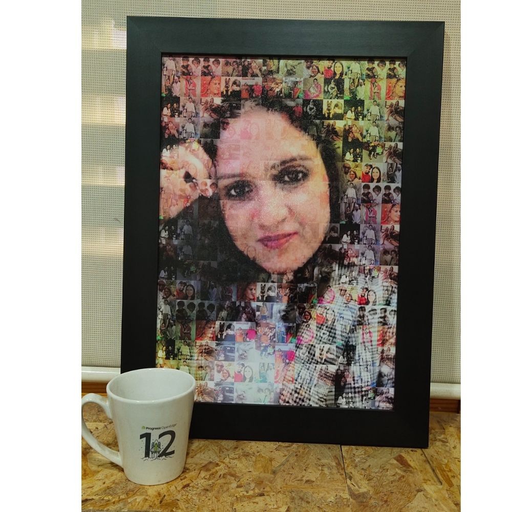 Birthday Mosaic photo frame