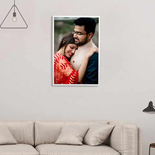 Portrait Wall Photo Frame - White