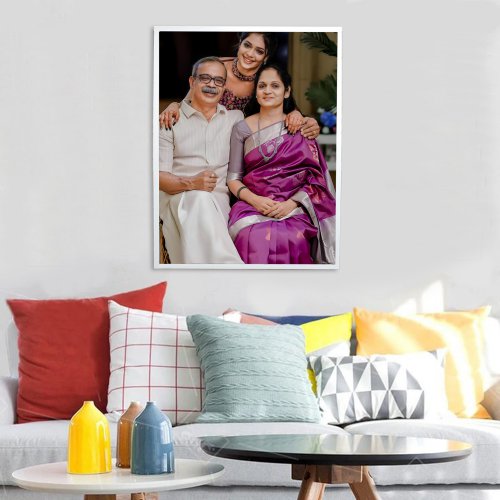 Portrait Wall Photo Frame - White