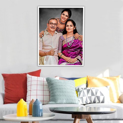 Digital Painting Wall Photo Frame