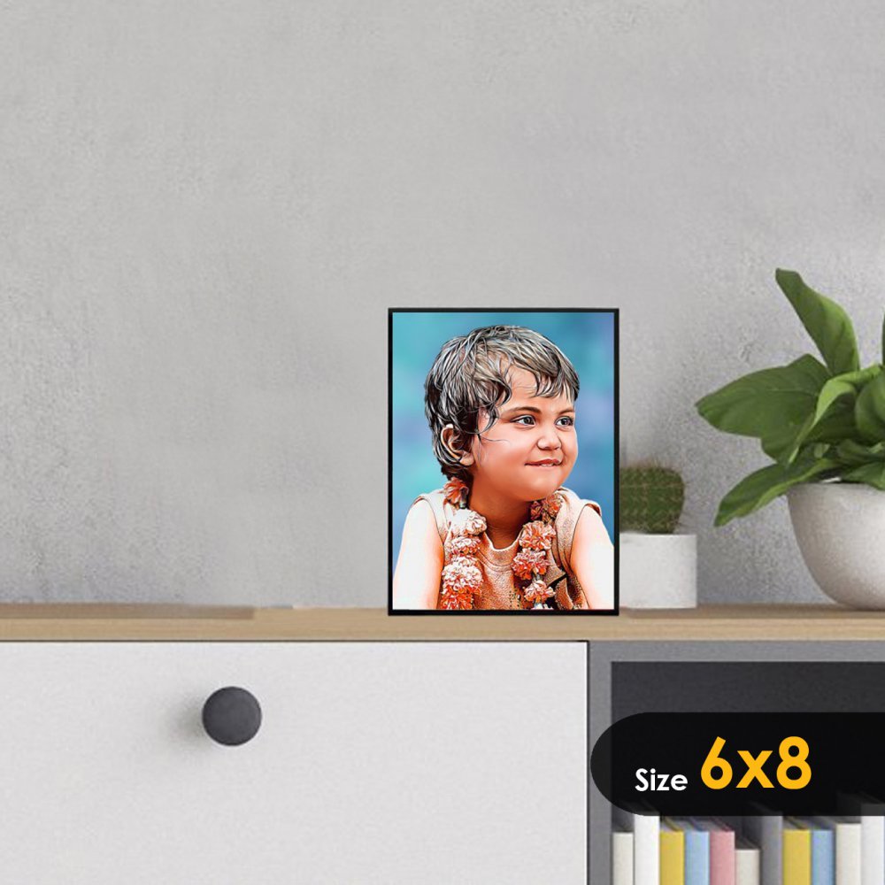 Desk Photo Frame - Digital Painting