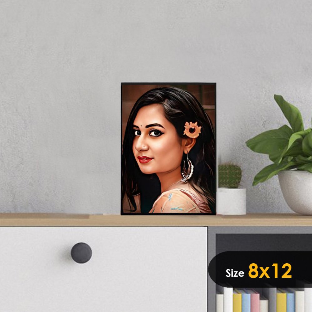 Desk Photo Frame - Digital Painting