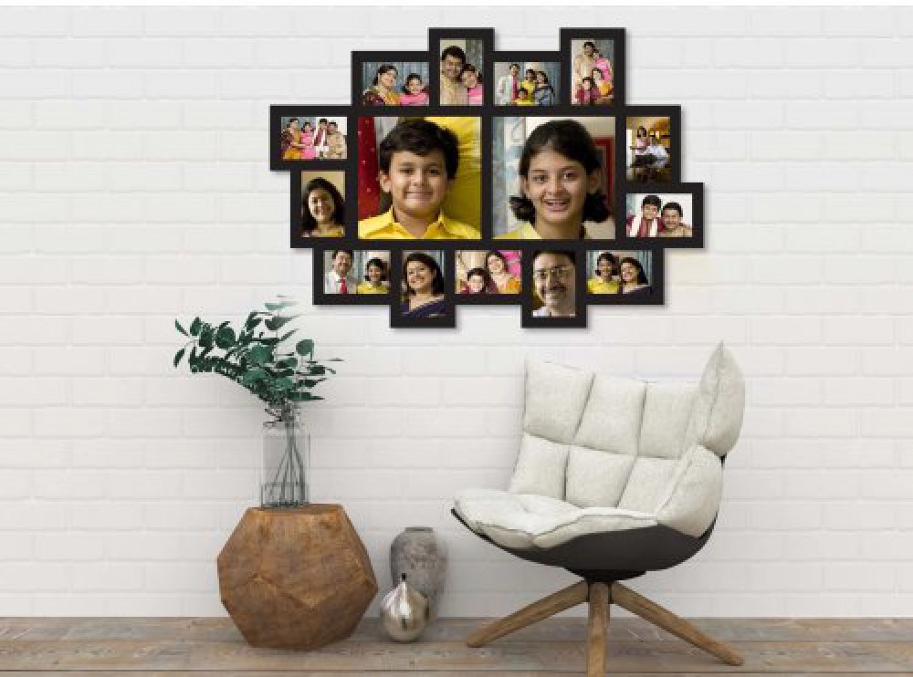 Collage Frames Wall - Black