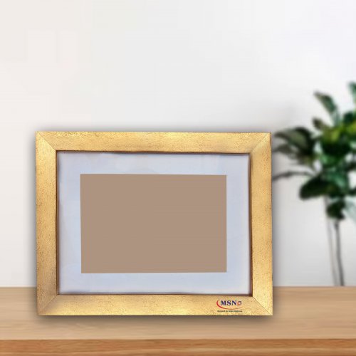 Custom Branding Photo Frame - Gold
