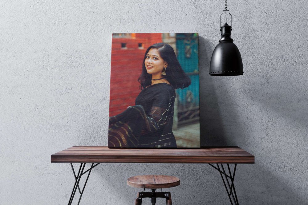 Portrait Wall Photo Frame - Canvas