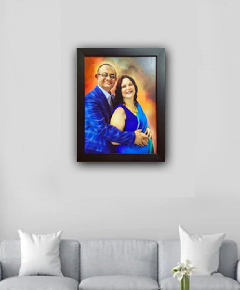 Couple Painting Art Photo Frame