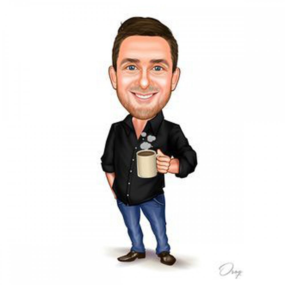 Male Caricature (Soft Copy)