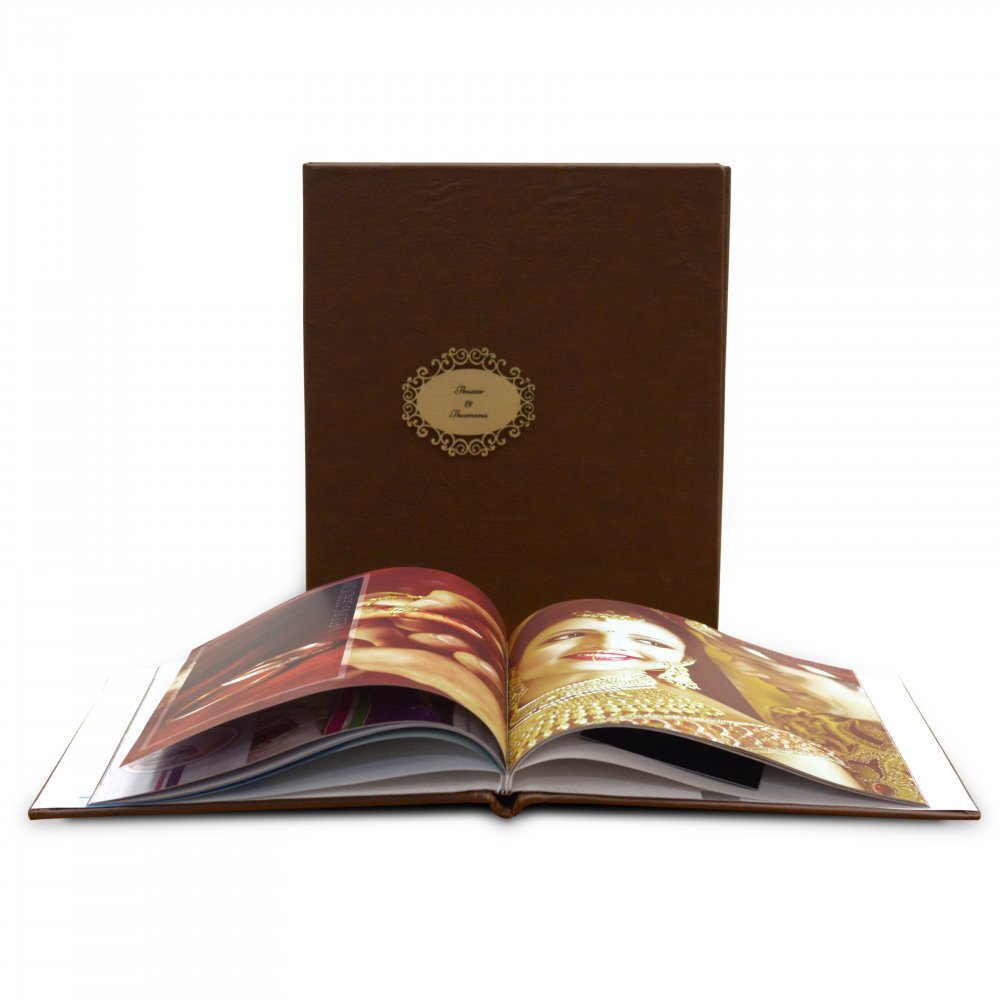 Premium Brown Leather PhotoBook