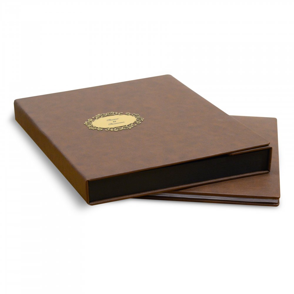 Premium Brown Leather PhotoBook