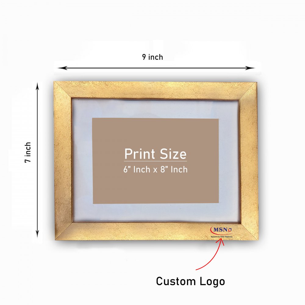 Custom Branding Photo Frame - Gold