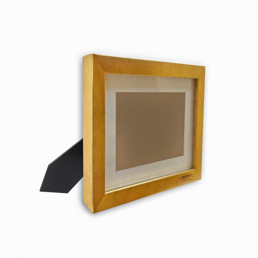 Custom Branding Photo Frame - Gold