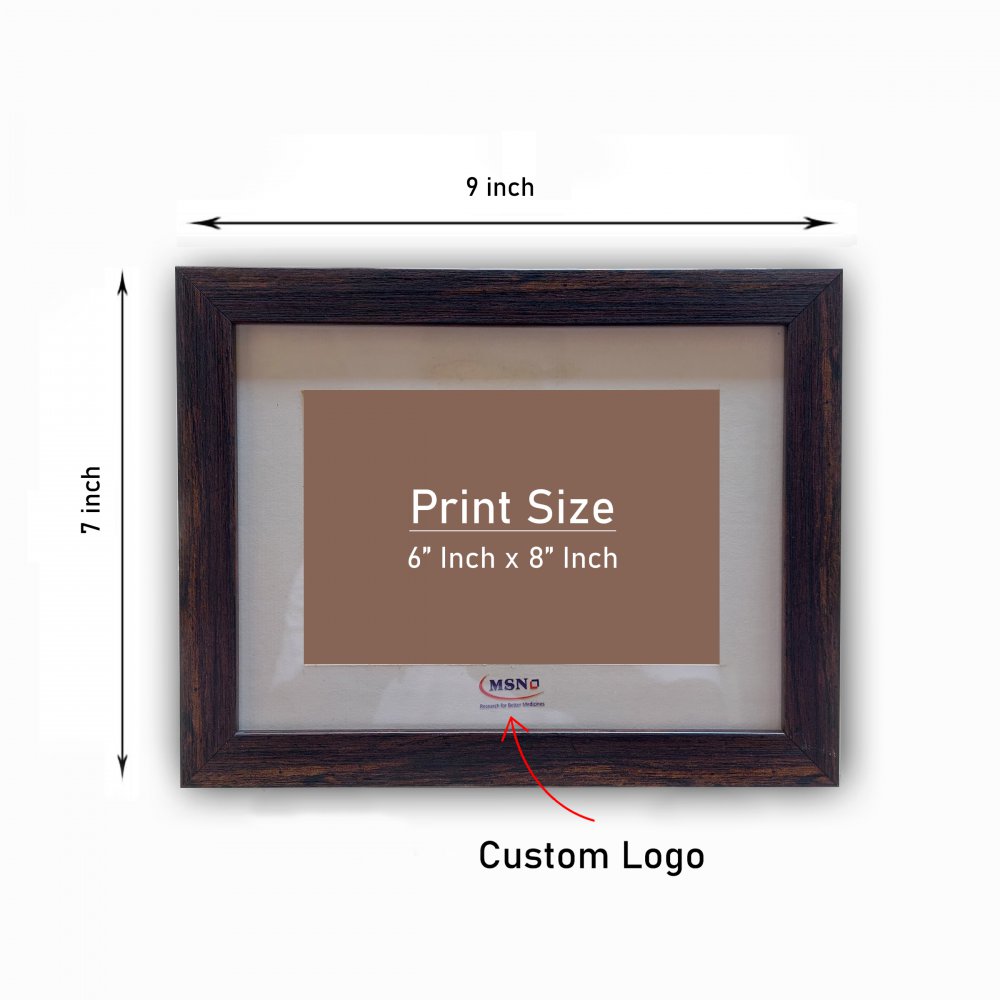 Custom Branding Photo Frame - Wooden