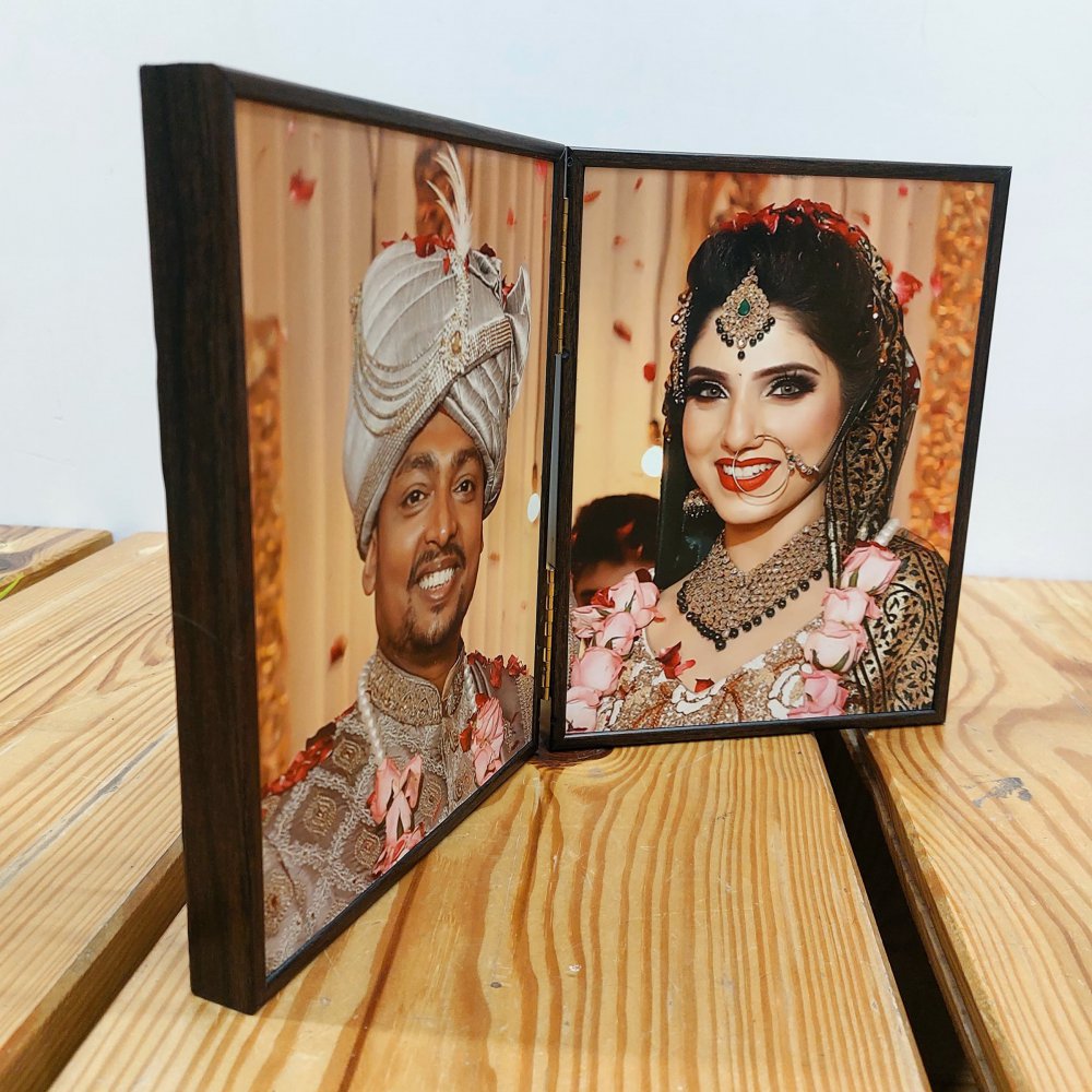 Double Desk Photo Frame 6x8