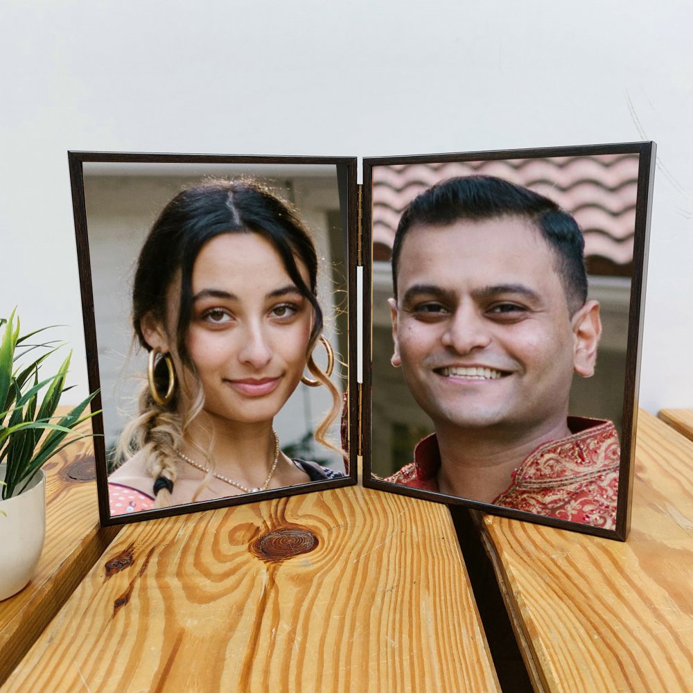 Double Desk Photo Frame 6x8