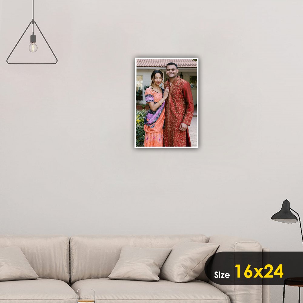 Portrait Wall Photo Frame - White